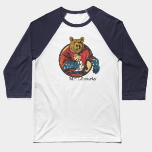 Mr. Libearty Baseball T-Shirt